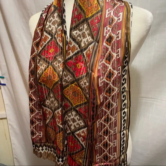 Oscar de la Renta silk scarf - Picture 2 of 3